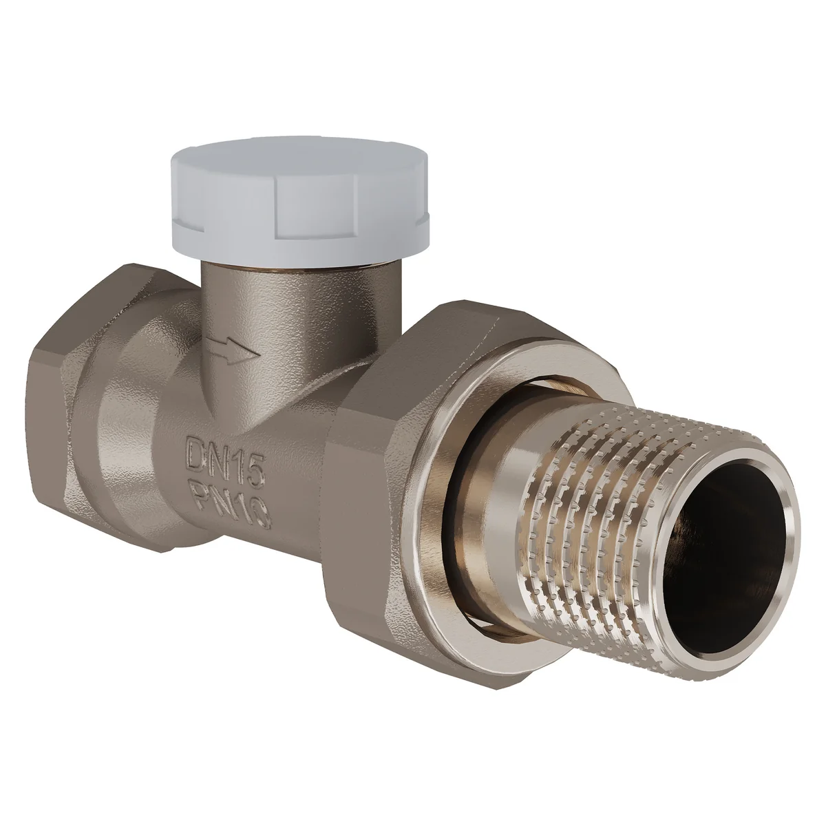 Клапан запорный прямой Royal Thermo 1/2"