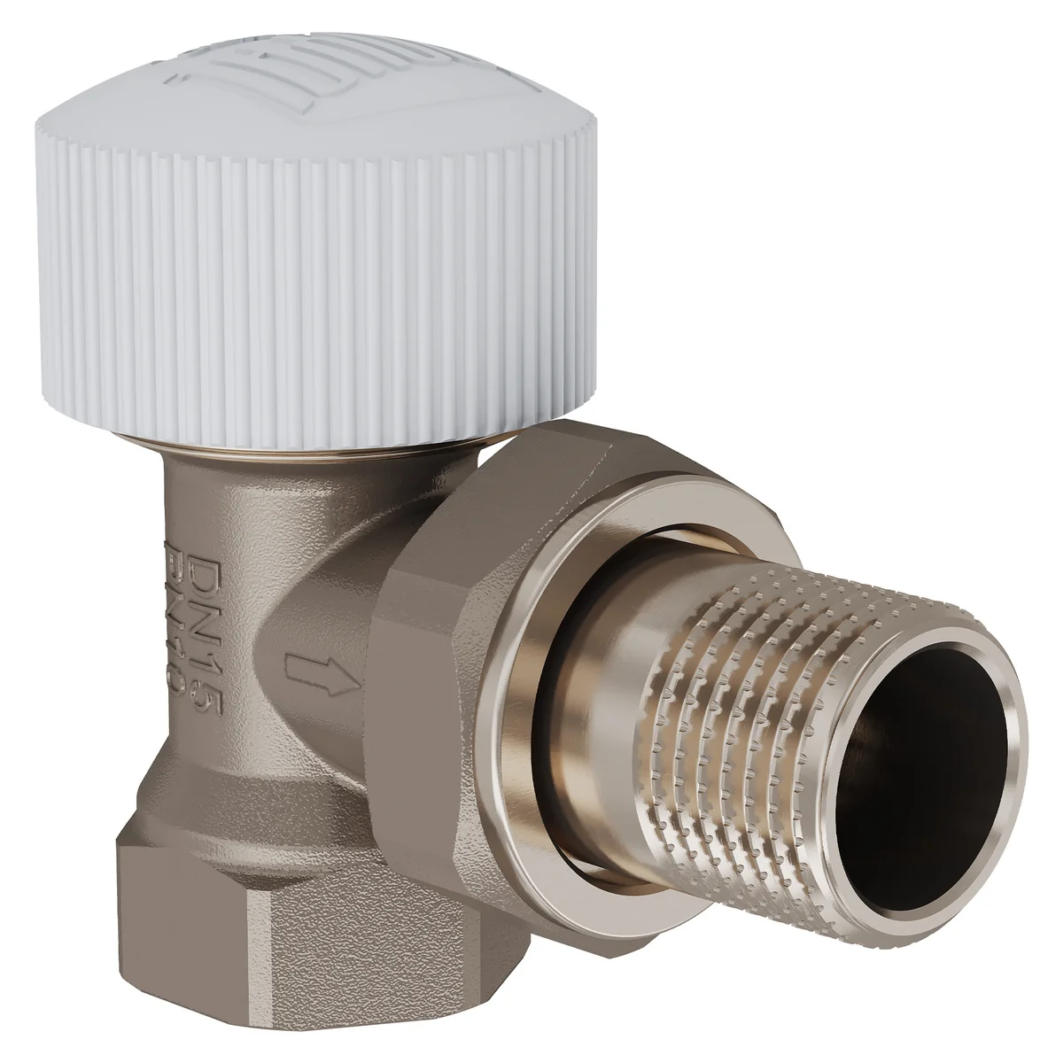 Клапан термостатический угловой Royal Thermo 1/2" М30х1,5