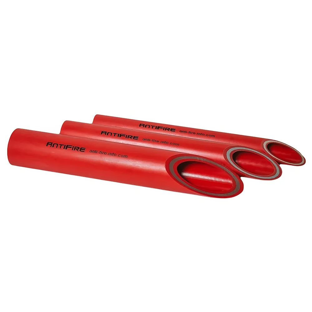 Труба PP-R AntiFire FR FireResistant SDR 13,6 D125 L4м Red