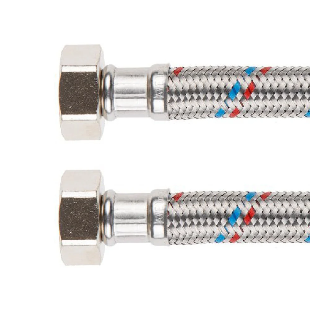 Подводка гибкая для воды AV ENGINEERING гайка 1/2"- гайка 1/2" 80см