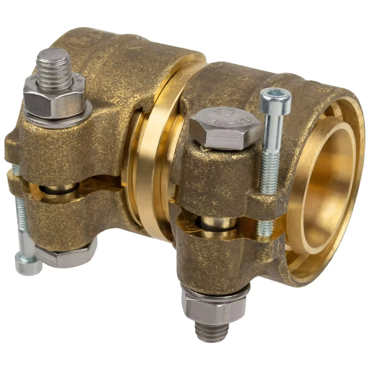 Соединитель зажимной Usystems для полимерных труб PN6 32x2,9-32x2,9