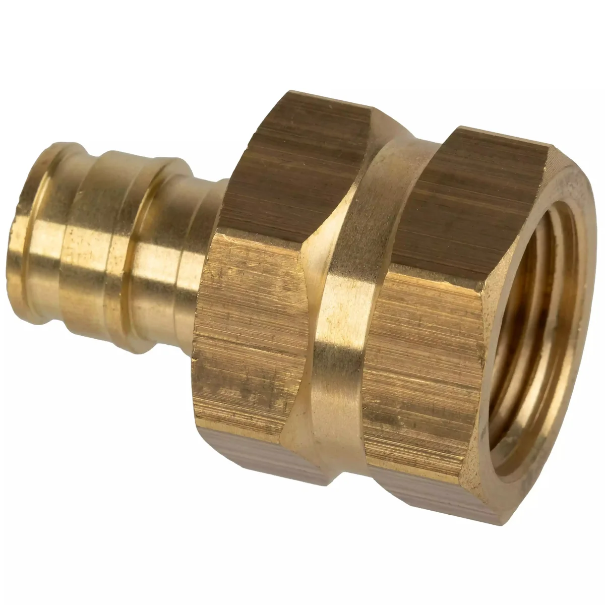 Штуцер Usystems с внутренней резьбой латунный для труб PE-Xa 25-Rp3/4"ВР, тип 1